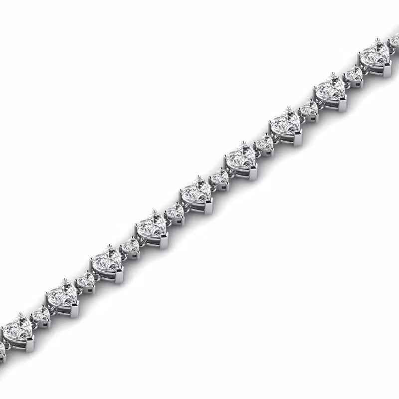 Diamond Heart Bracelet