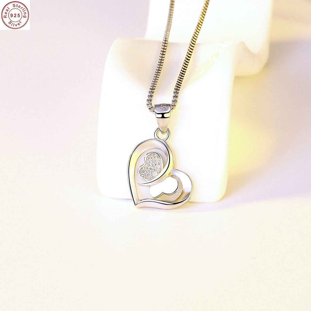 Butterfly Heart Necklace