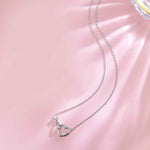 Load image into Gallery viewer, Silver Infinity Heart Necklace
