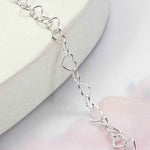 Load image into Gallery viewer, Linked Heart Bracelet
