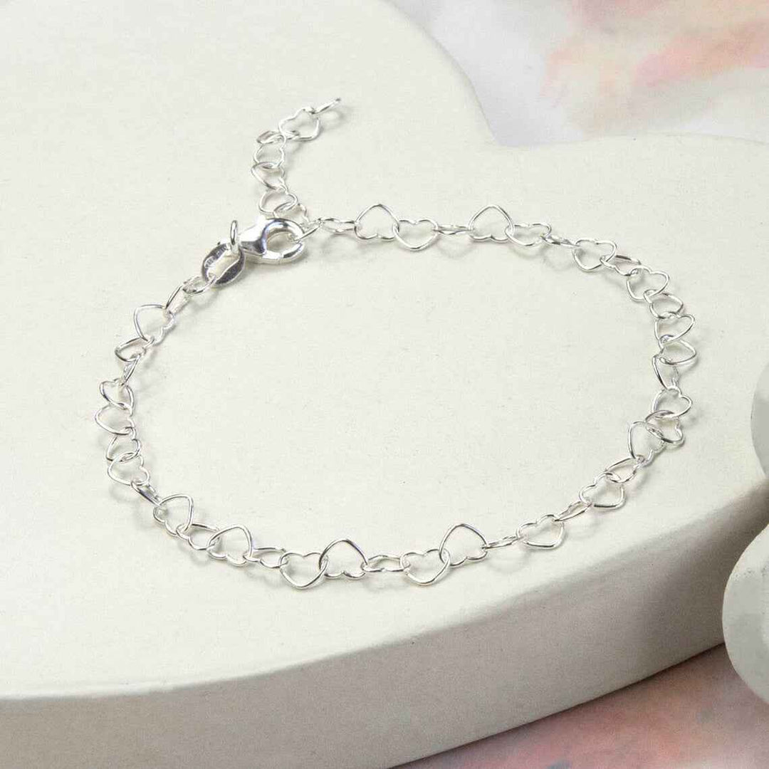 Linked Heart Bracelet