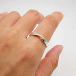 Load image into Gallery viewer, Mobius Couple 92.5 Silver Ring
