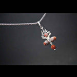 Load image into Gallery viewer, Trishul Damru Om Pendent with Oxidised Chain
