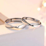 Load image into Gallery viewer, Mobius Couple 92.5 Silver Ring
