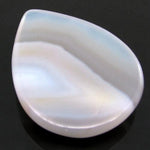 Load image into Gallery viewer, 83.1Ct Natural Picture Blue Botswana Agate Pear Cabochon Gemstone
