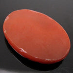 Load image into Gallery viewer, 51.8Ct Natural Orange Agate Flower Carved Oval Gemstone
