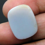Load image into Gallery viewer, 16Ct Natural White Agate Cushion Checker Cut Gemstone

