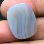 Load image into Gallery viewer, 13.6Ct Natural White Agate Cushion Checker Cut Gemstone
