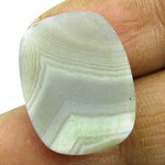 Load image into Gallery viewer, Certified 13.91Ct Natural White Agate Cushion Checker Cut Gemstone

