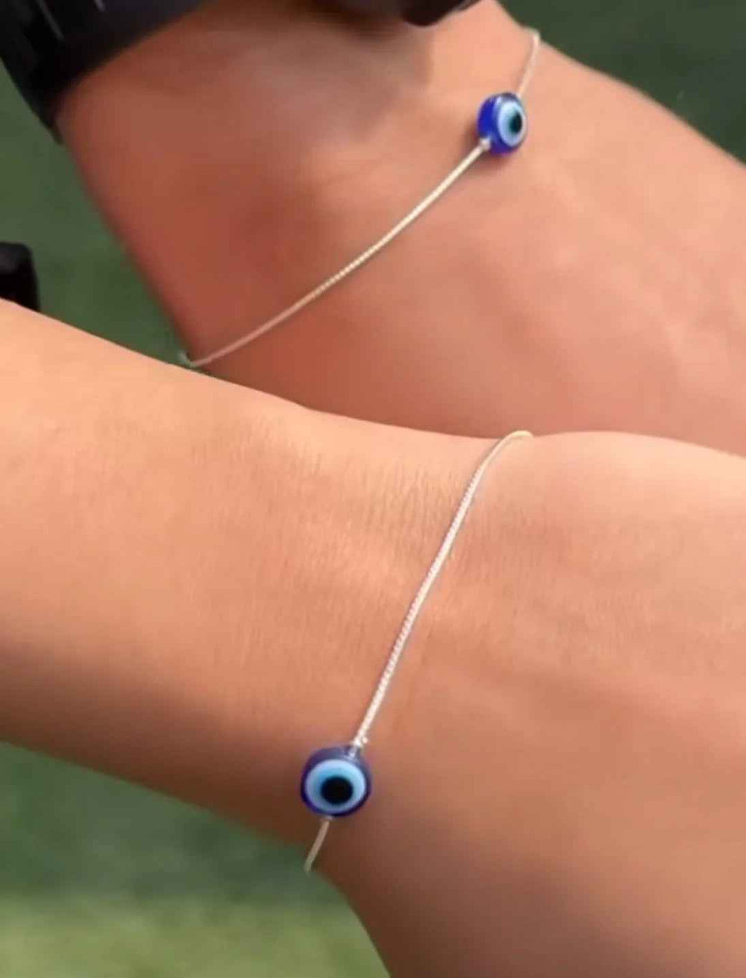 Evil Eye 92.5 Silver Couple Bracelet