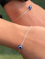 Load image into Gallery viewer, Evil Eye 92.5 Silver Couple Bracelet

