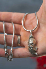 Load image into Gallery viewer, Vidhata Jewels 925 Lord Hanuman Silver Pendant
