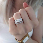 Load image into Gallery viewer, A dozen Diamond Silver Ring Set
