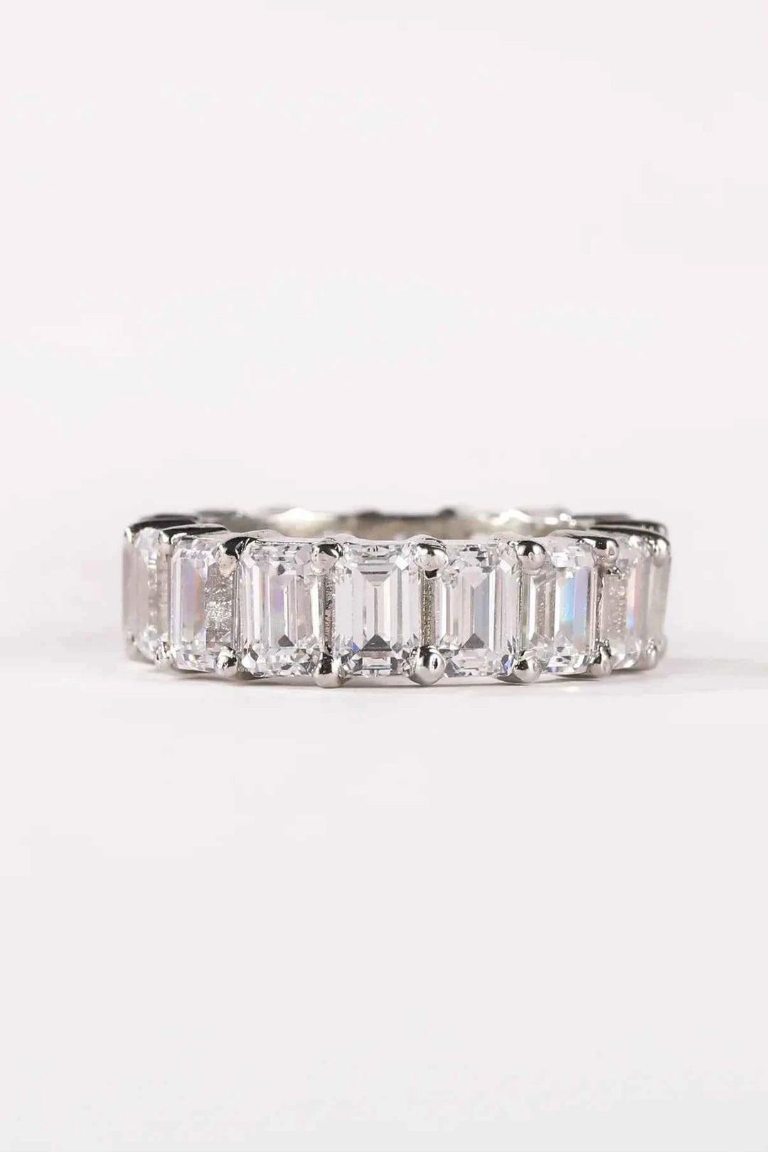 92.5 silver Eternity Band Ring