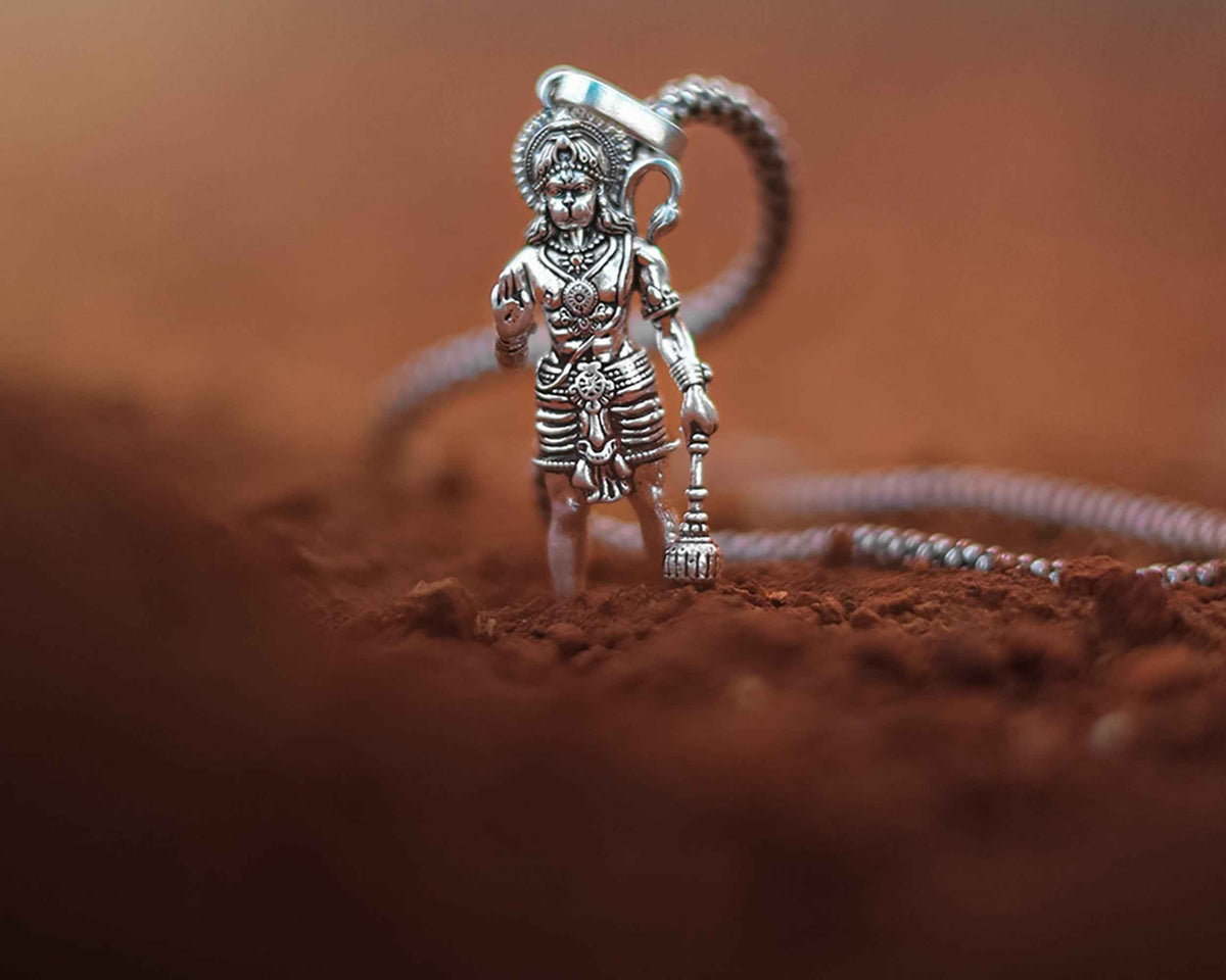 Hanuman ji pendant chain