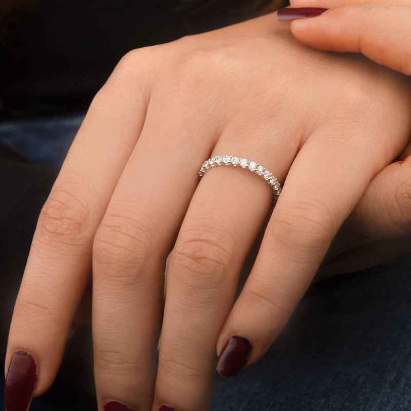 Diamond pave ring