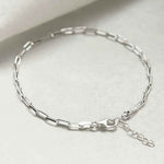 Load image into Gallery viewer, Vidhata Jewels 925 Silver Paper Clip Unisex Bracelet

