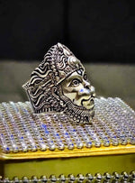 Load image into Gallery viewer, Lord Hanuman Ji Silver Ring
