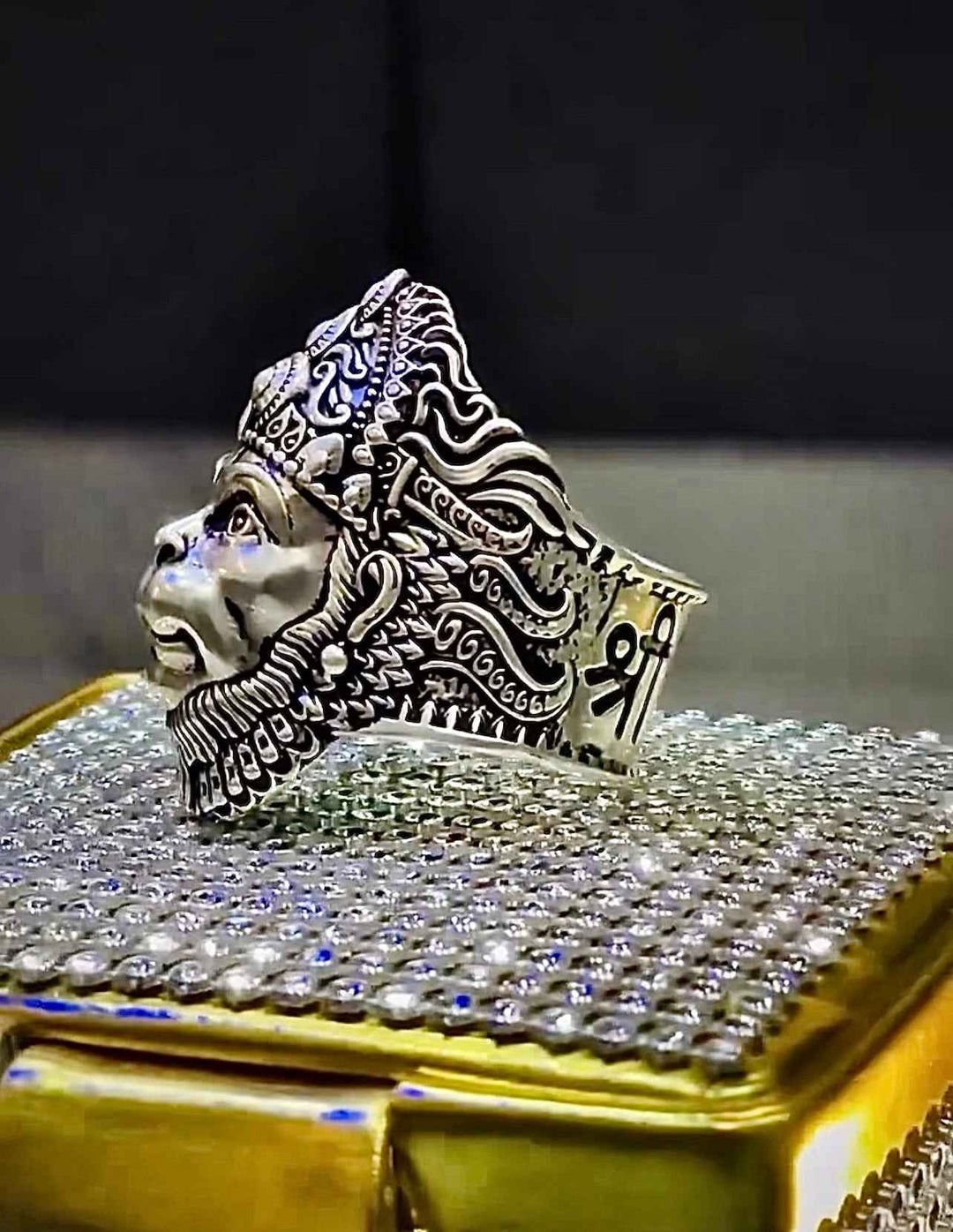 Lord Hanuman Ji Silver Ring