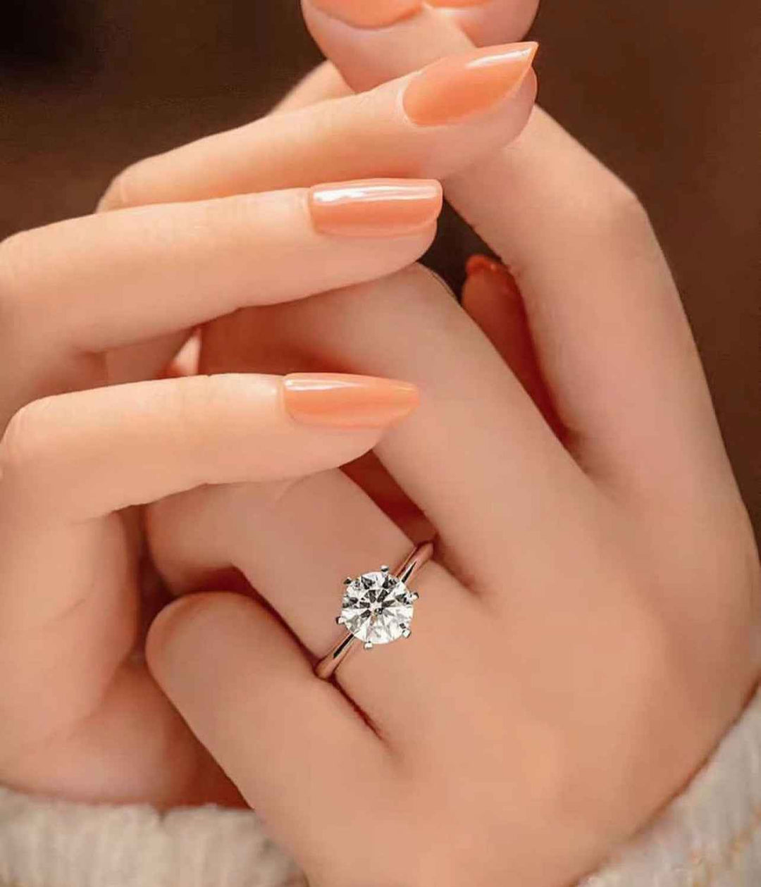 American Diamond Silver Ring