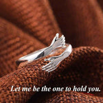 Load image into Gallery viewer, HUG Silver Ring
