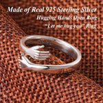 Load image into Gallery viewer, HUG Silver Ring
