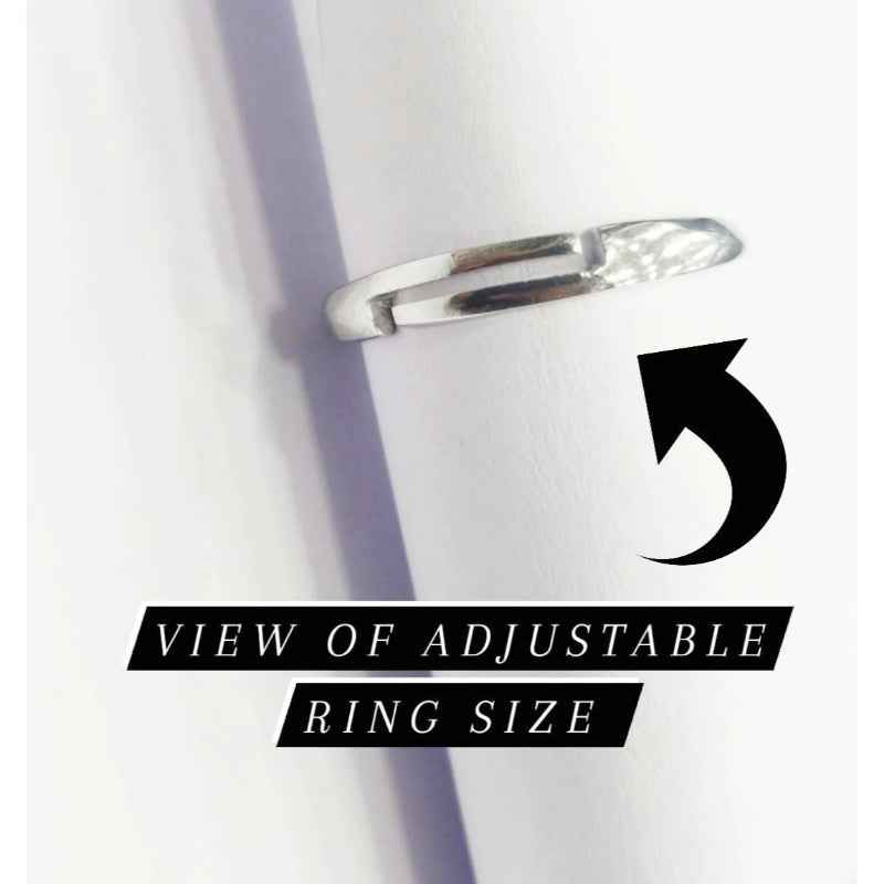 Heart Beat Silver Ring