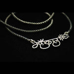 Load image into Gallery viewer, Mahakal Pendent with Oxidised Chain

