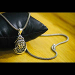Load image into Gallery viewer, Shiv Mukh Pendent with Oxidised Chain

