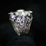 Load image into Gallery viewer, Lord Shiva Silver Ring
