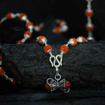 Load image into Gallery viewer, Damru Rudraksha Pendent with Orignal Rudraksha Mala
