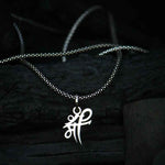 Load image into Gallery viewer, Maa Pendent with Oxidised Chain
