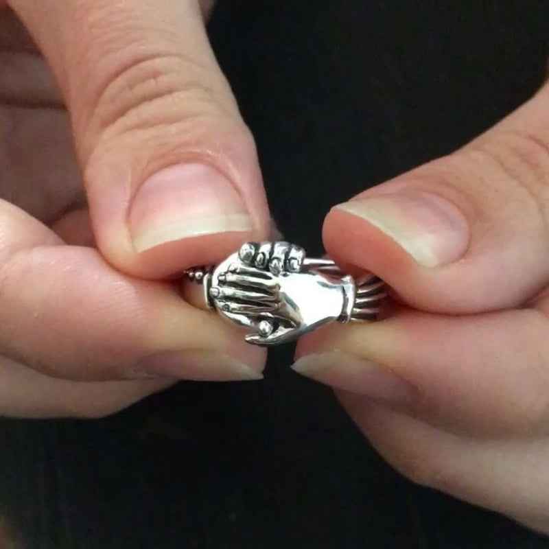 Silver promise ring