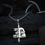 Load image into Gallery viewer, Jai Shree Ram Pendent with Oxidised Chain
