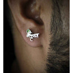 Load image into Gallery viewer, Shree Krishna Silver Earring
