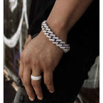 Load image into Gallery viewer, Silver Cuban Bracelet

