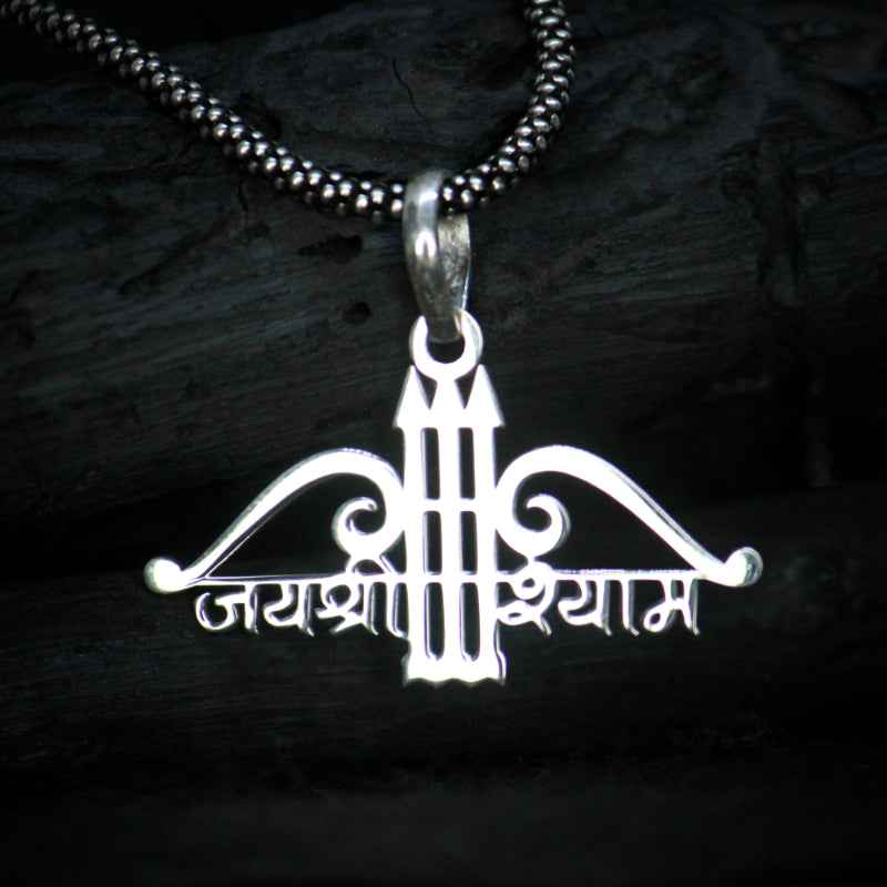 Jay shree khatu shyam pendant chain