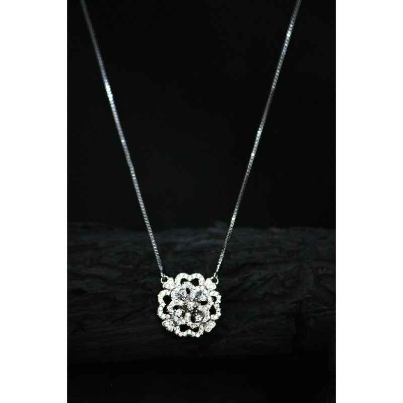 Spinning Flower Pendent Chain