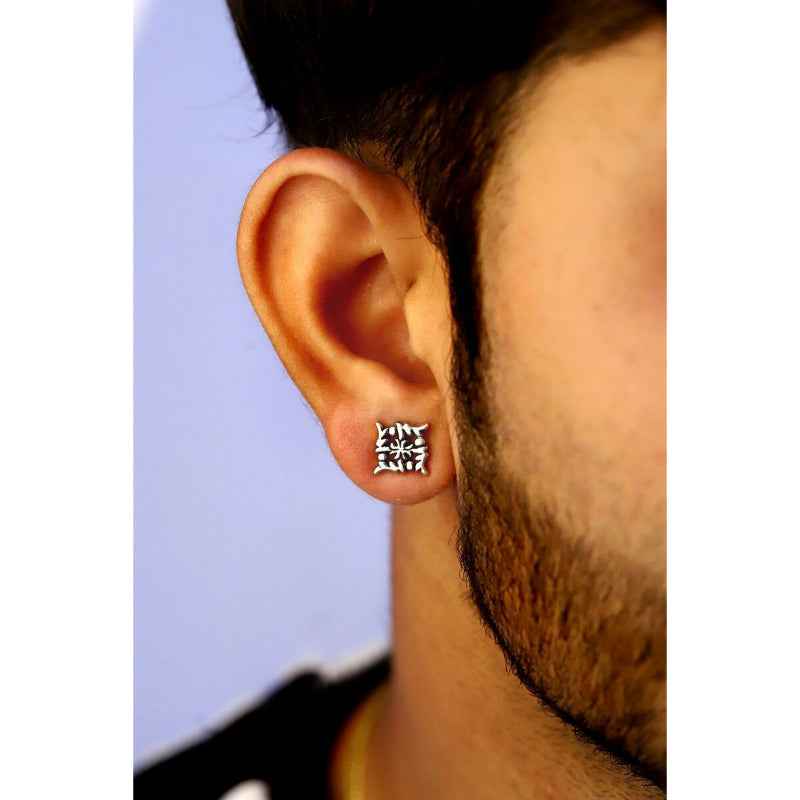 Swastik earring