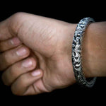 Load image into Gallery viewer, Handmade Silver Trishul Bangle
