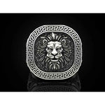 Load image into Gallery viewer, Antique Silver Lion Ring
