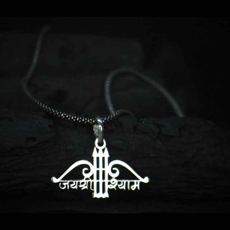 Jay shree khatu shyam pendant chain