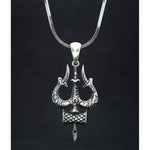 Load image into Gallery viewer, Trishul Pendant with Silver Chain
