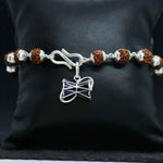 Load image into Gallery viewer, Rudraksha Bracelet with Damru
