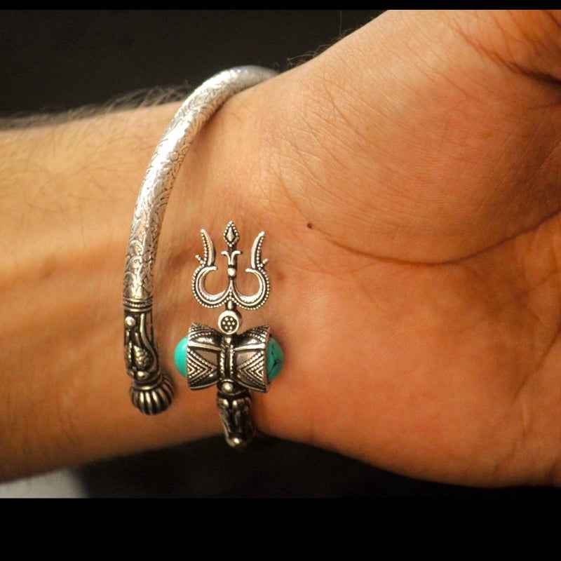 New Trishul Bangle Feroza Stone