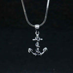 Load image into Gallery viewer, Anchor Pendent with Silver Chain
