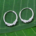 Load image into Gallery viewer, Wired design Silver Earrings

