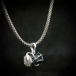 Load image into Gallery viewer, Damru Pendant with Oxidised Chain
