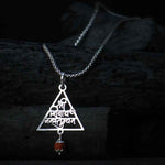 Load image into Gallery viewer, Shree Shivay Namastubhyam Pendent with Oxidised Chain
