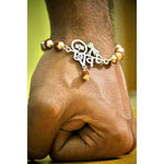 Load image into Gallery viewer, Silver Shiv Pendent with Rudraksha Bracelet
